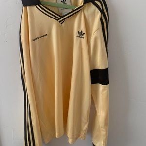 Wales bonner x adidas football jersey size small